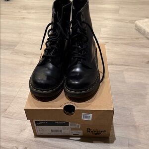 Dr. Martens Black Combat Boots